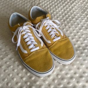Women’s low top suede+canvas vans